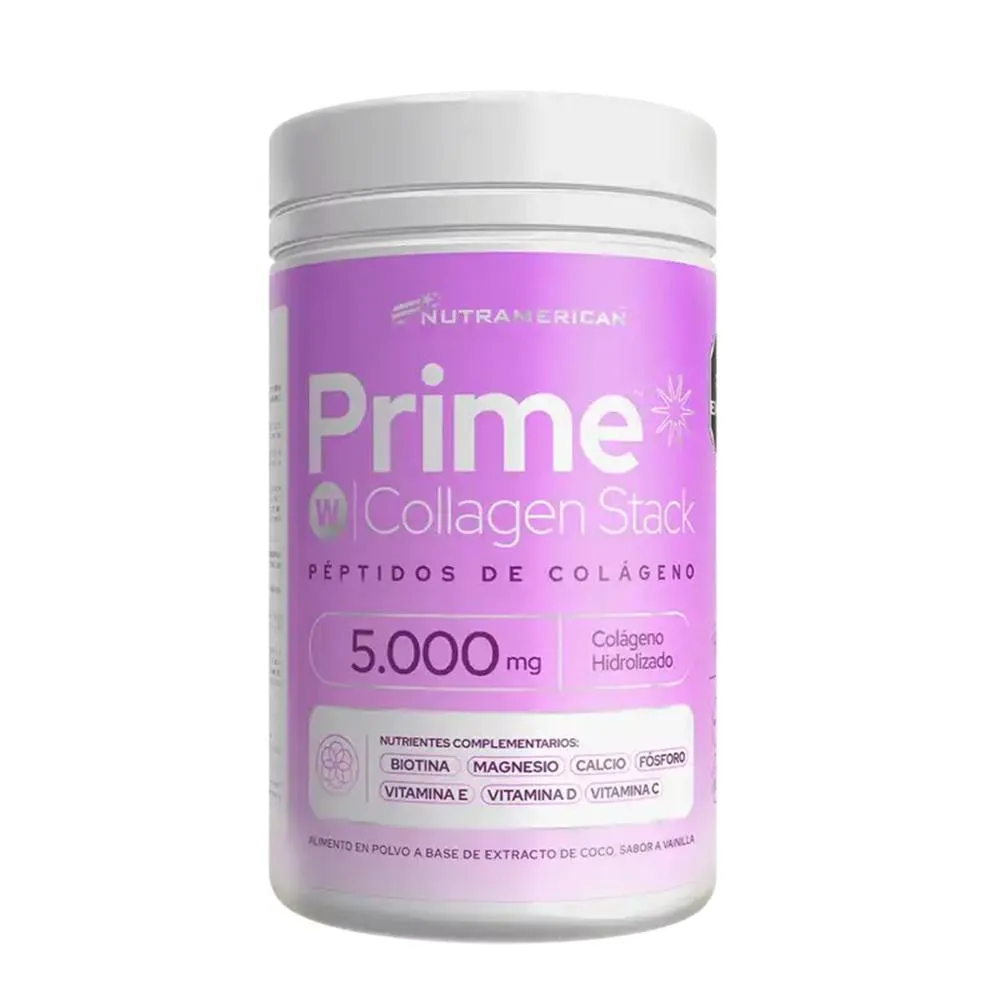 PRIME W COLLAGEN STACK 500 GRAMOS VAINILLA, vista principal