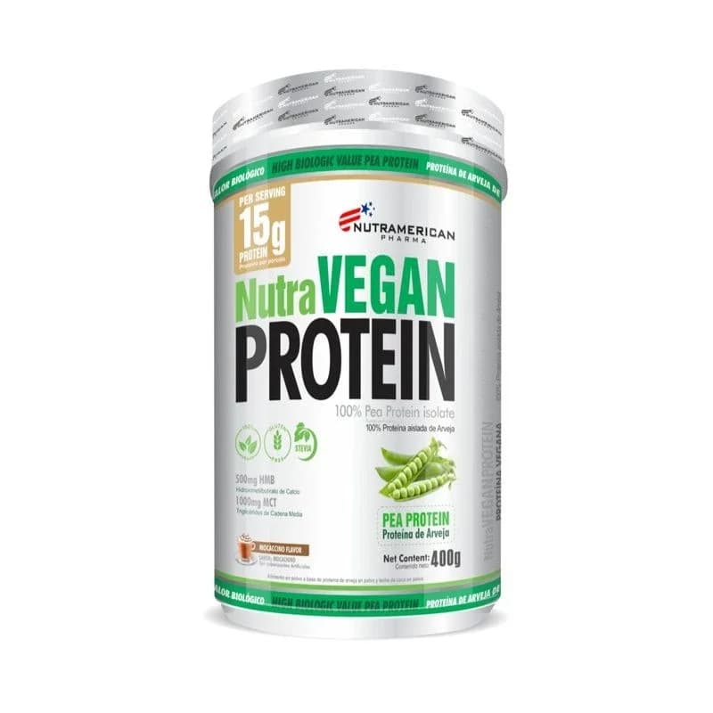 NUTRA VEGAN PROTEIN 400 GRAMOS MOCACCINO, vista principal