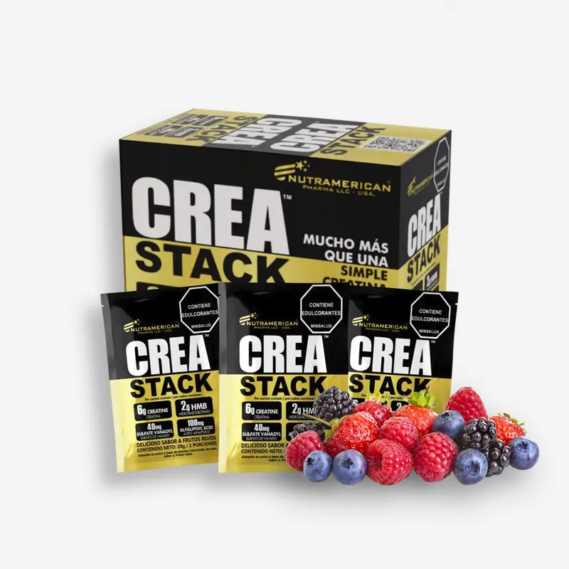 CREA STACK CAJA X25 SOBRES FRUTOS ROJOS, vista principal