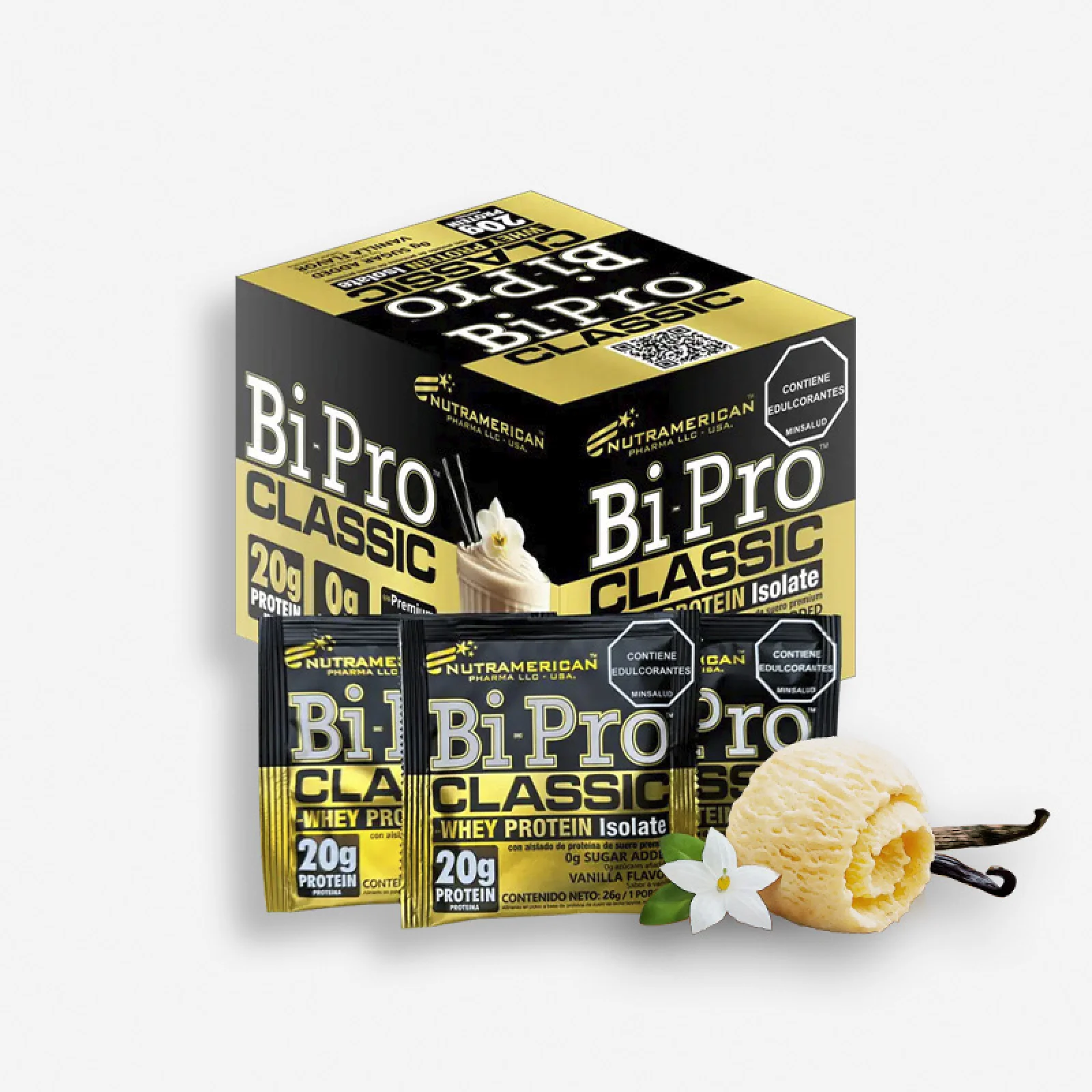 BIPRO CLASSIC CAJA X18 UNIDADES VAINILLA, vista principal