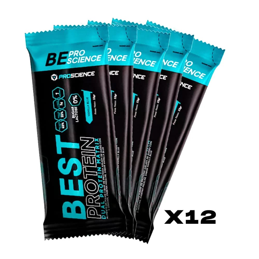 CAJA BEST WHEY X12 SACHETS VAINILLA, vista principal