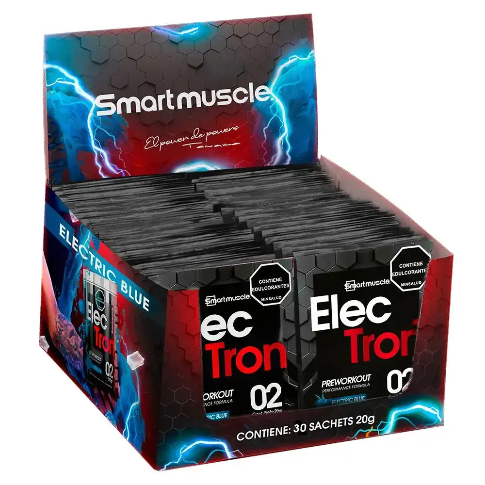 CAJA ELECTRON X30 SACHETS ELECTRY BLUE ICE BERRY, vista principal