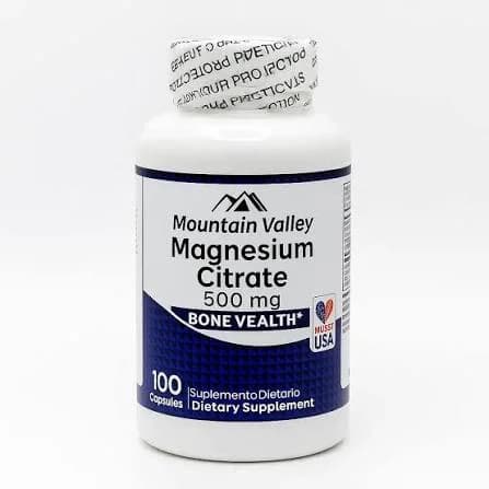 MAGNESIUM CITRATE 100 CAPSULAS, vista principal