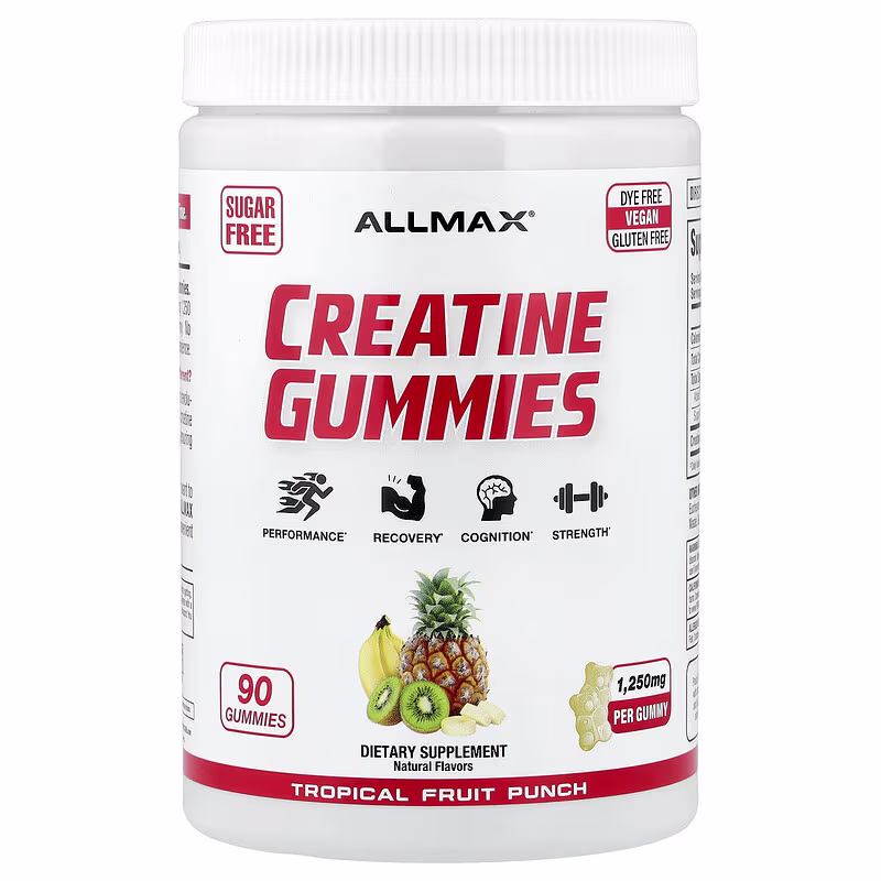 CREATINE GUMMIES X90 UNIDADES TROPICAL FRUIT, vista principal