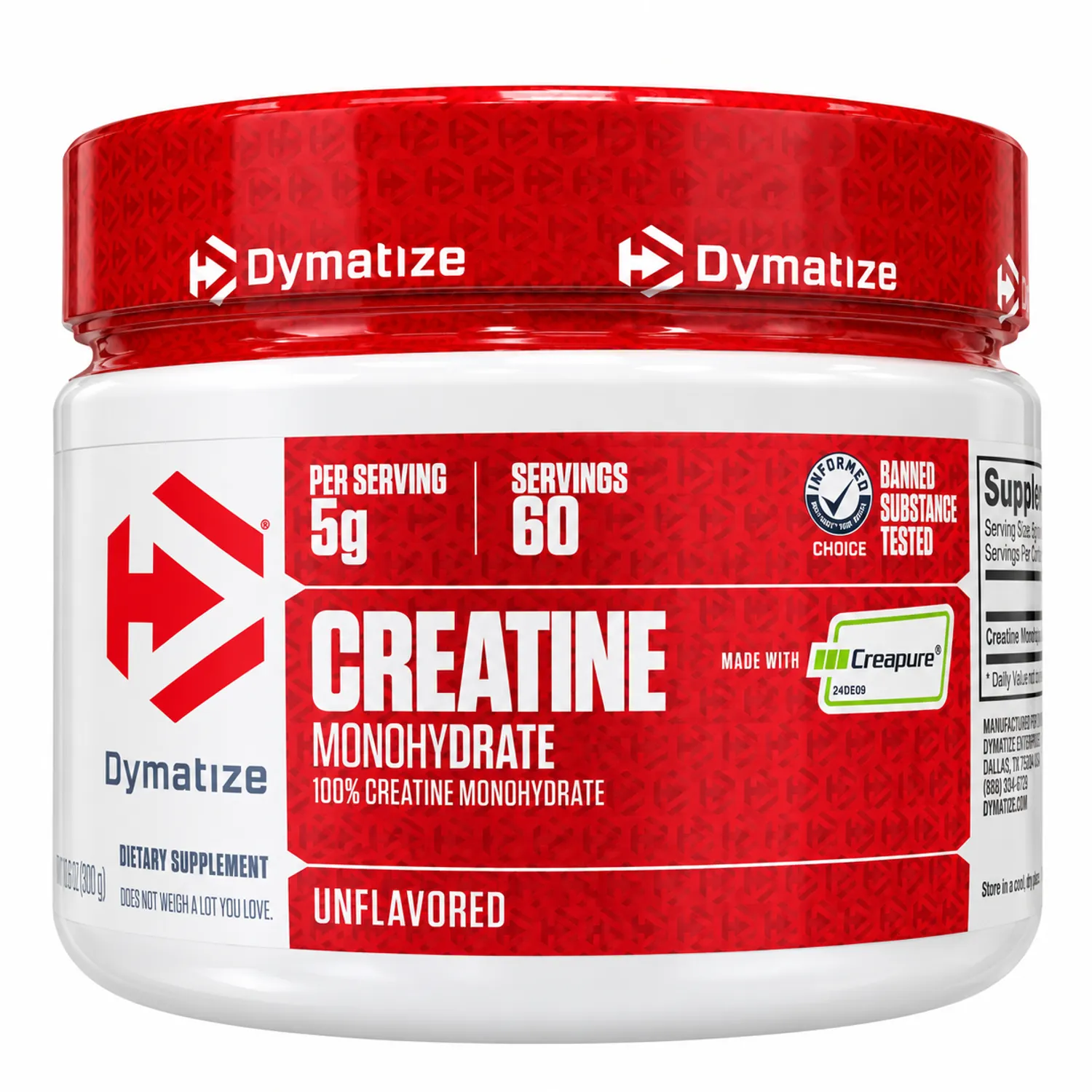 CREATINE MONOHYDRATE RED 60 SERVICIOS, vista principal