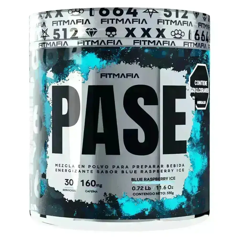 PASE PRE-WORKOUT 30 SERVICIOS BLUE RASPERRY FRUIT PUNCH, vista principal
