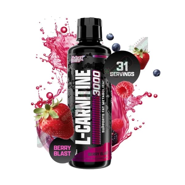 L-CARNITINE LIQUIDA 16 ONZAS 3000 MG PASSION FRUIT BERRY BLAST ORANGE MANGO STRAWBERRY, vista principal