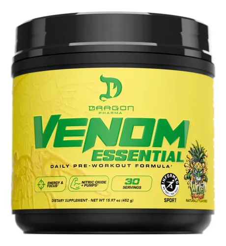 VENOM ESSENTIAL 30 SERVICIOS MANIC MANGO WICKED PINEAPPLE JAKED GRAPE ORANGE FURY, vista principal