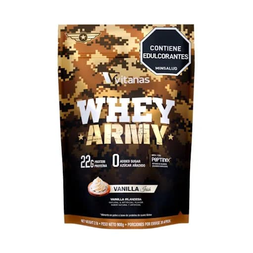 WHEY ARMY 2 LIBRAS VAINILLA IRLANDESA, vista principal
