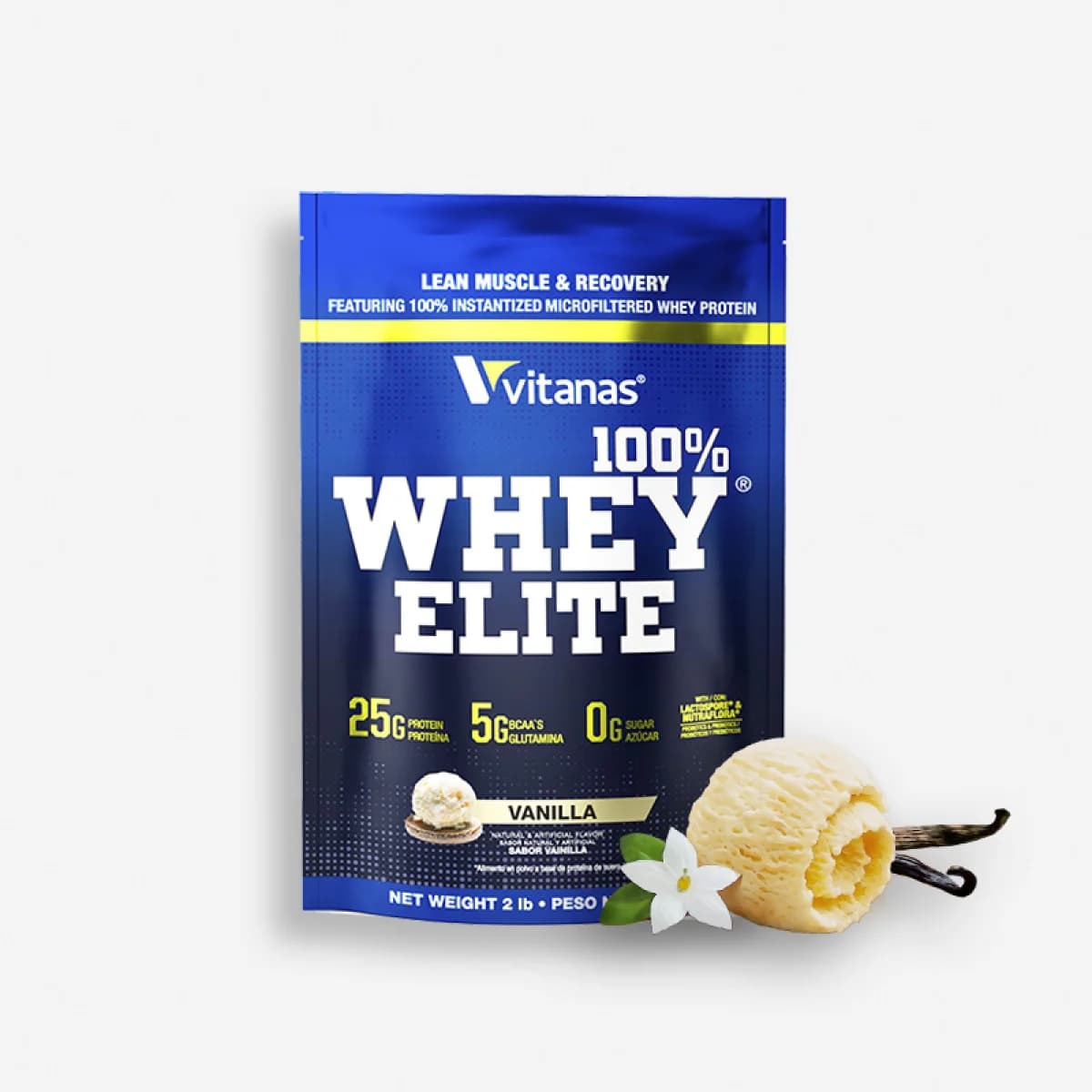 WHEY ELITE 2 LIBRAS VAINILLA AVELLANA PAY DE LIMON, vista principal