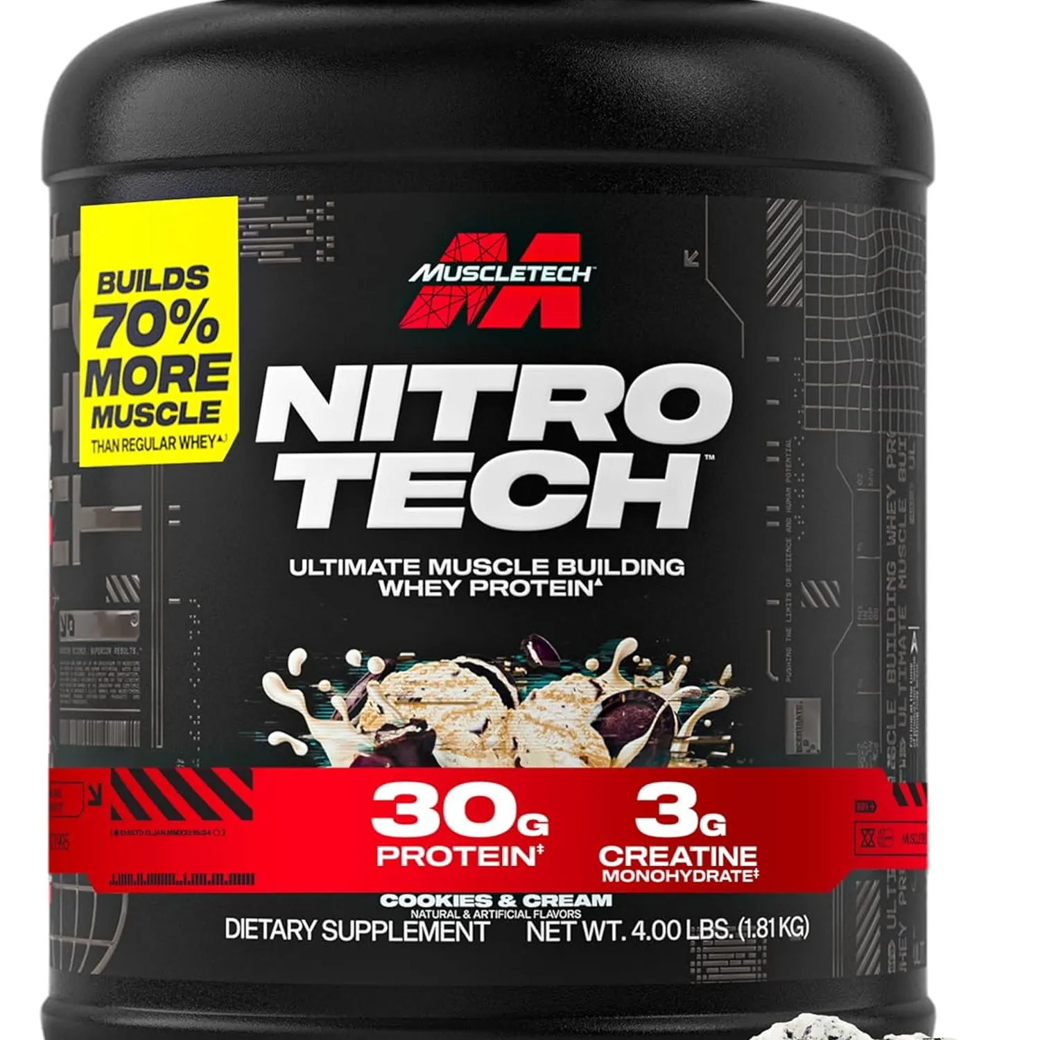 NITRO TECH 4 LIBRAS VAINILLA GALLETA, vista principal