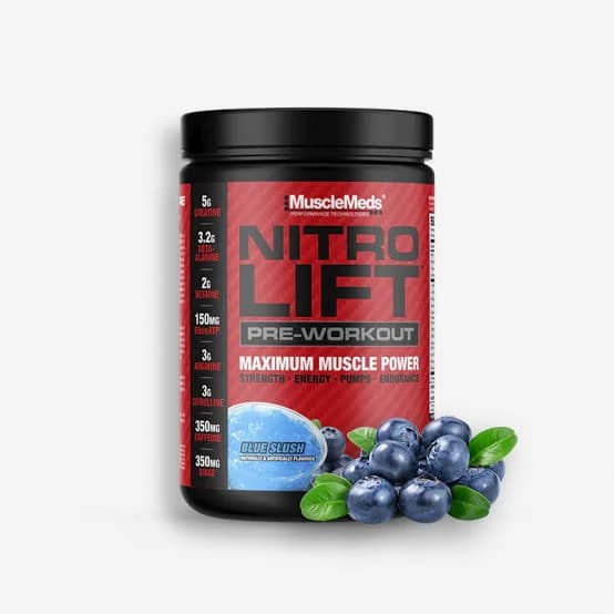 NITRO LIFT PRE-WORKOUT 40 SERVICIOS BLUE SLUSH, vista principal