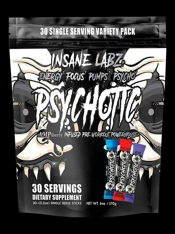 BOLSA PSYCHOTIC BLACK X30 SACHETS SURTIDOS, vista principal