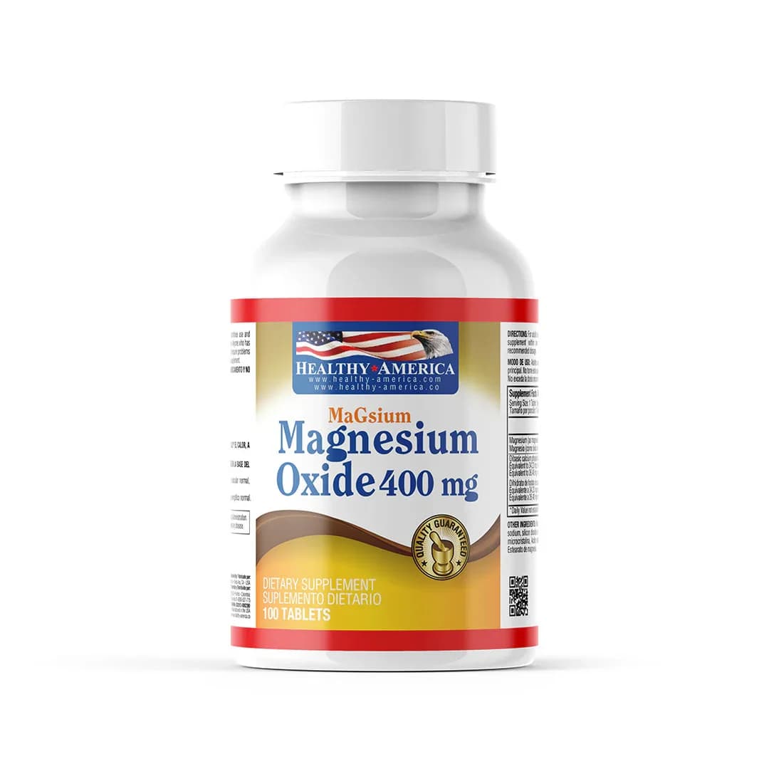 MAGNESIUM OXIDE 100 TABLETAS, vista principal